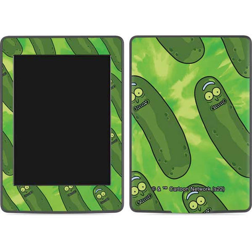 Adult Swim Rick and Morty Pickle Rick Pattern Amazon Kindle Skin